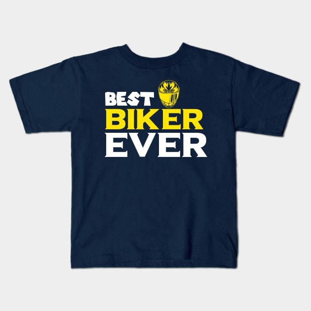 Best Biker Ever - Birthday Gift Ideas For Bikers - Bike Lovers -Saying Quotes Gift for Dad Kids T-Shirt by Arda